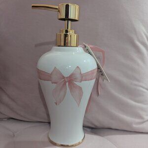 Ceramic Coquette Lotion Soap Dispenser